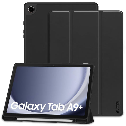 Etui til Samsung Galaxy Tab A9+, Tech-Protect, SC PEN, Svart