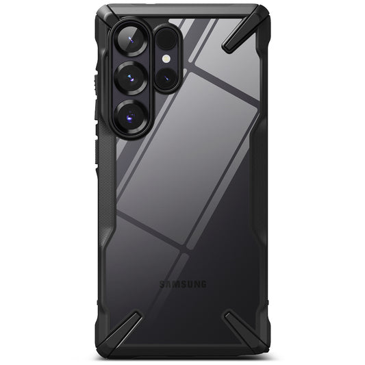 Deksel for Samsung Galaxy S25 Ultra S938, Ringke, Fusion X, Svart