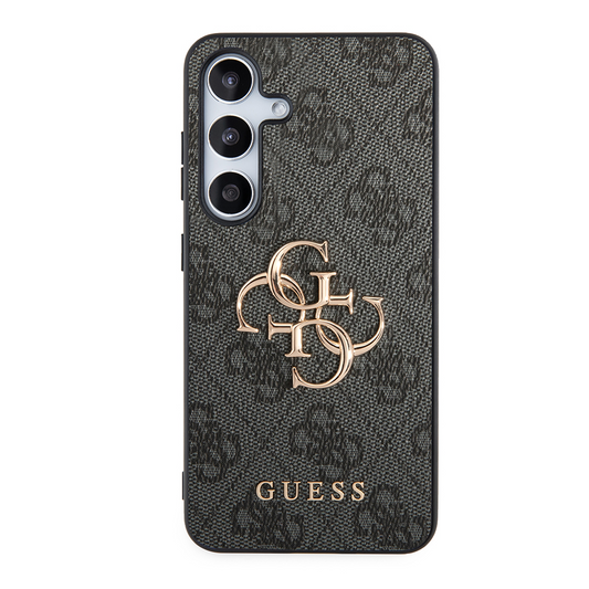 Deksel til Samsung Galaxy S24+ S926, Guess, 4G Big Logo, Svart, Reseglet