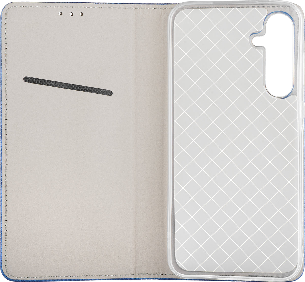 Deksel for Samsung Galaxy A51 A515, OEM, Smart Magnet, Marineblå