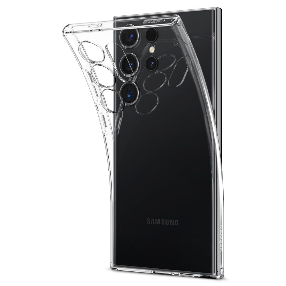 Etui til Samsung Galaxy S24 Ultra S928, Spigen, Liquid Crystal, gjennomsiktig ACS07283