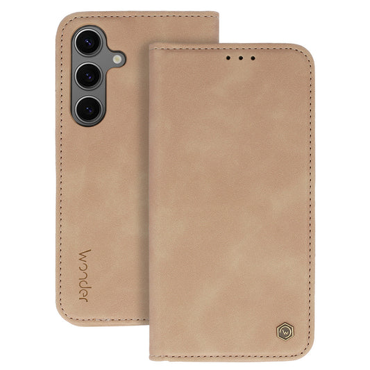 Etui til Samsung Galaxy A16 5G A166 / A16 4G A165, Wonder, Prime, Brun