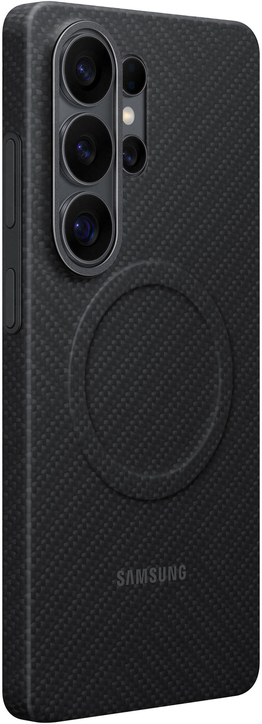 Deksel for Samsung Galaxy S26 Ultra S948, Carbon Magnet Case, Svart EF-KS948SNEGWW