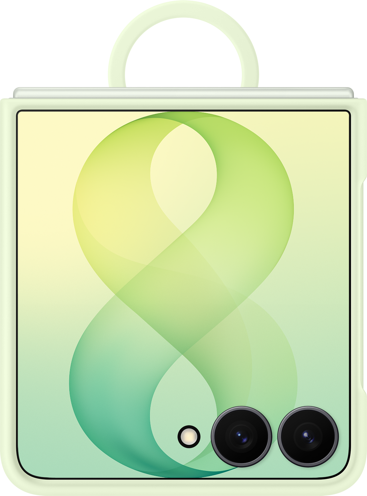 Deksel for Samsung Galaxy Z Flip8 F776, silikonringmagnet, grønn EF-EF776CGEGWW