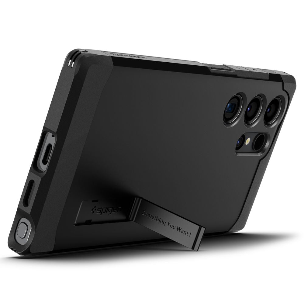 Deksel for Samsung Galaxy S24 Ultra S928, Spigen, Tough Armor, Svart ACS07300
