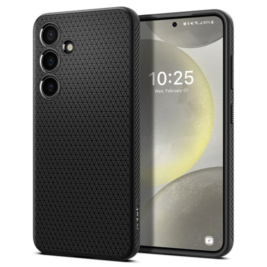 Etui til Samsung Galaxy S24 S921, Spigen, Liquid Air, Svart