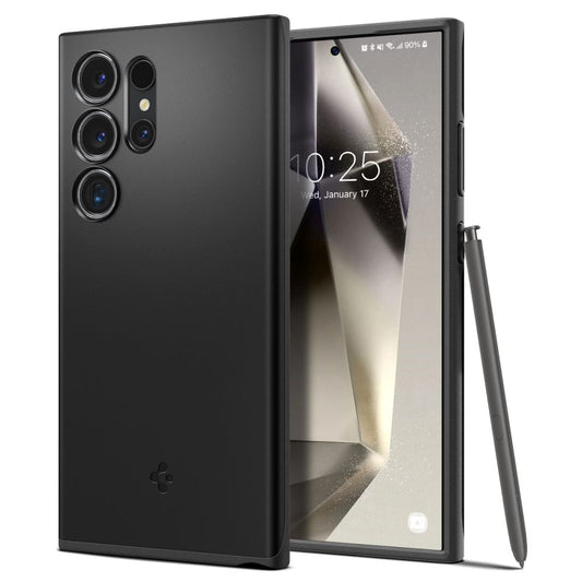 Etui til Samsung Galaxy S24 Ultra S928, Spigen, Thin Fit, svart ACS07281