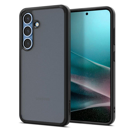 Deksel for Samsung Galaxy S25 S931, Spigen, Ultra Hybrid, Satinert svart ACS09007