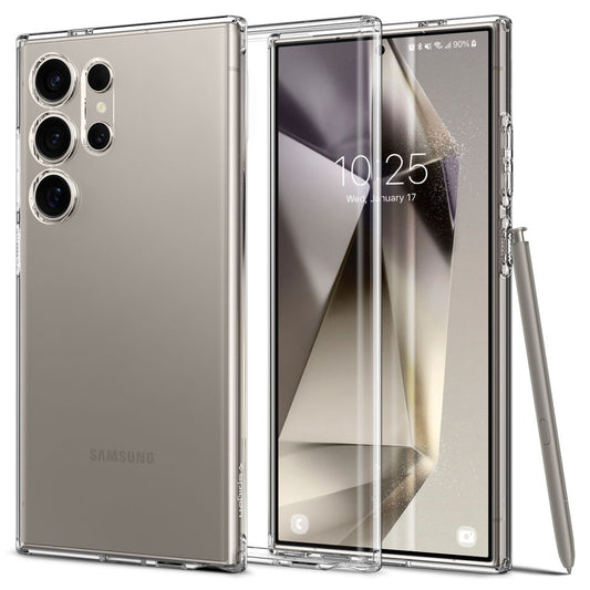 Etui til Samsung Galaxy S24 Ultra S928, Spigen, Liquid Crystal, gjennomsiktig ACS07283