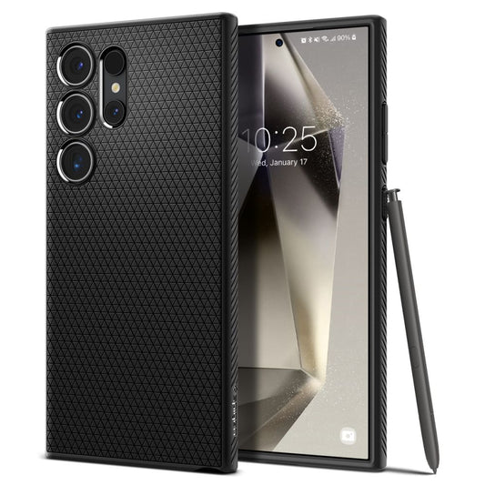 Etui til Samsung Galaxy S24 Ultra S928, Spigen, Liquid Air, Svart
