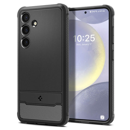 Etui til Samsung Galaxy S24+ S926, Spigen, Rugged Armour, svart ACS07326
