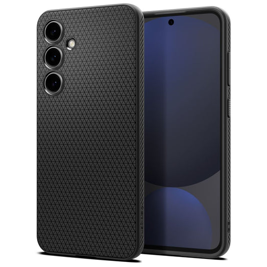 Etui til Samsung Galaxy S24 FE S721, Spigen, Liquid Air Matte, svart ACS08618