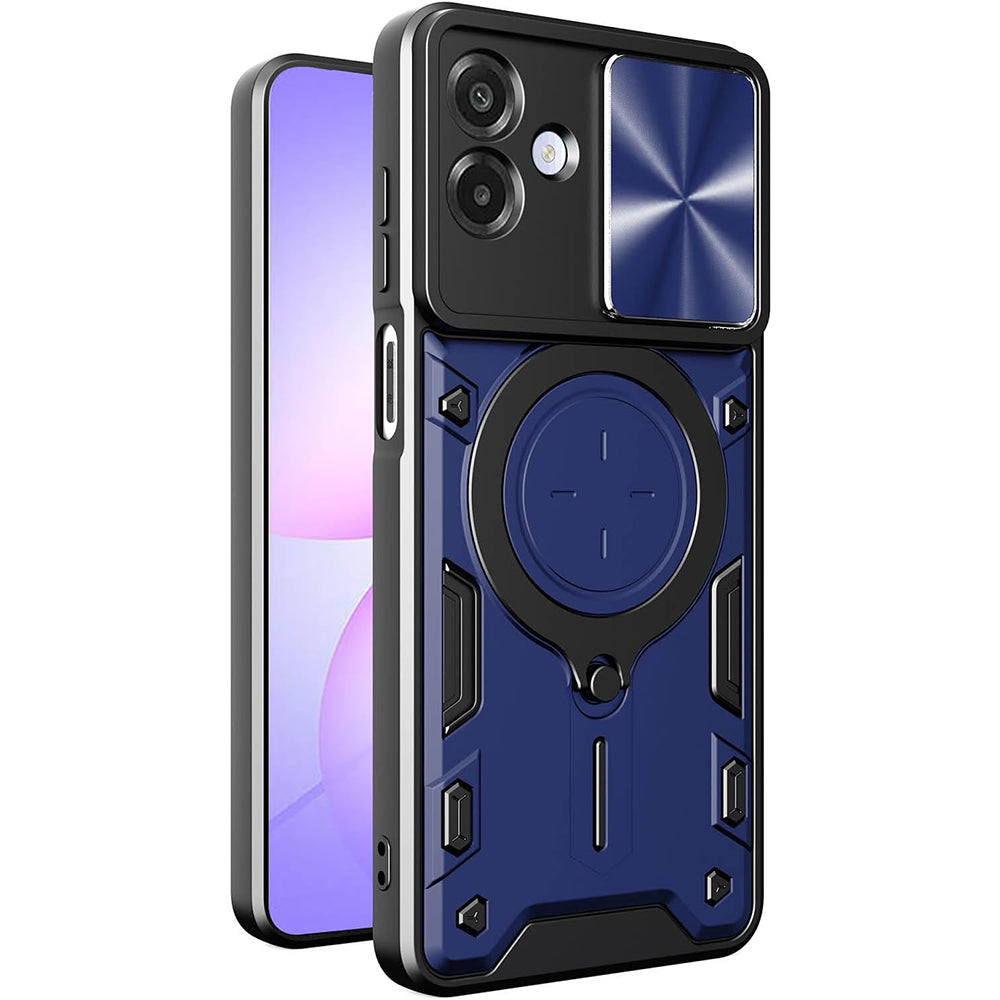 Deksel til Samsung Galaxy A07 4G A075, Techsuit, CamGuard Pro, Blå