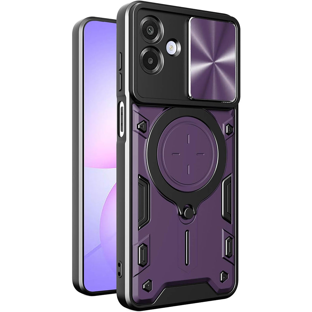 Deksel til Samsung Galaxy A07 4G A075, Techsuit, CamGuard Pro, Lilla