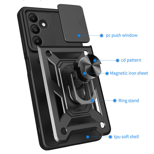 Deksel til Samsung Galaxy A15 5G A156 / A15 A155, Techsuit, CamShield, Blå