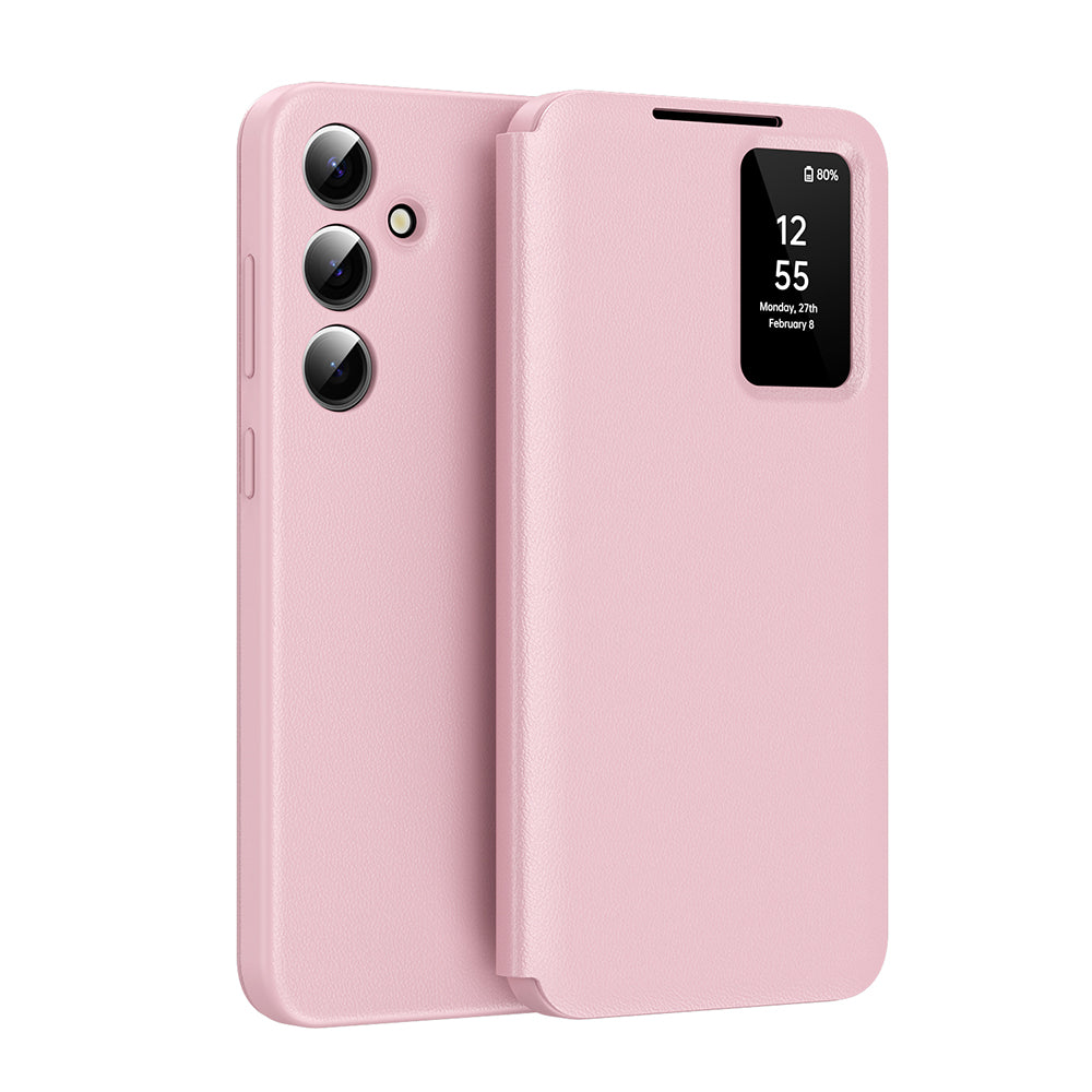 Deksel for Samsung Galaxy A16 5G A166 / A16 4G A165, Techsuit, SmartView, Rosa