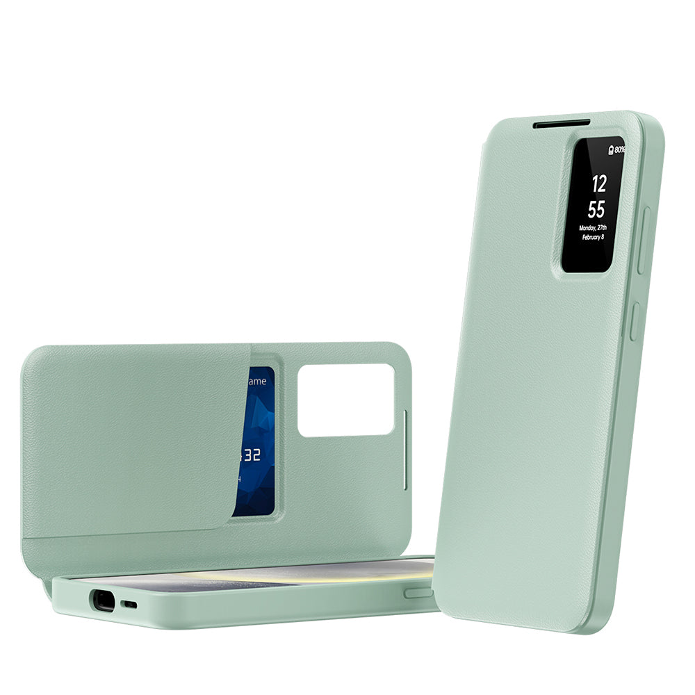 Deksel for Samsung Galaxy A16 5G A166 / A16 4G A165, Techsuit, SmartView, Grønn