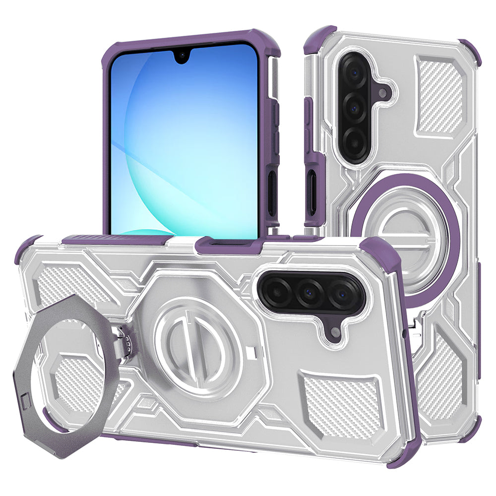 Deksel for Samsung Galaxy A17 4G / A17 5G, Techsuit, Carbon Shield Pro, Lilla
