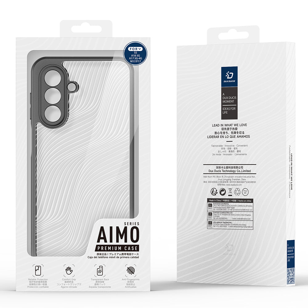 Deksel til Samsung Galaxy A18 5G A186 / F17 / M17 / A17 4G A175 / A17 5G A176, DUX DUCIS, Aimo, svart