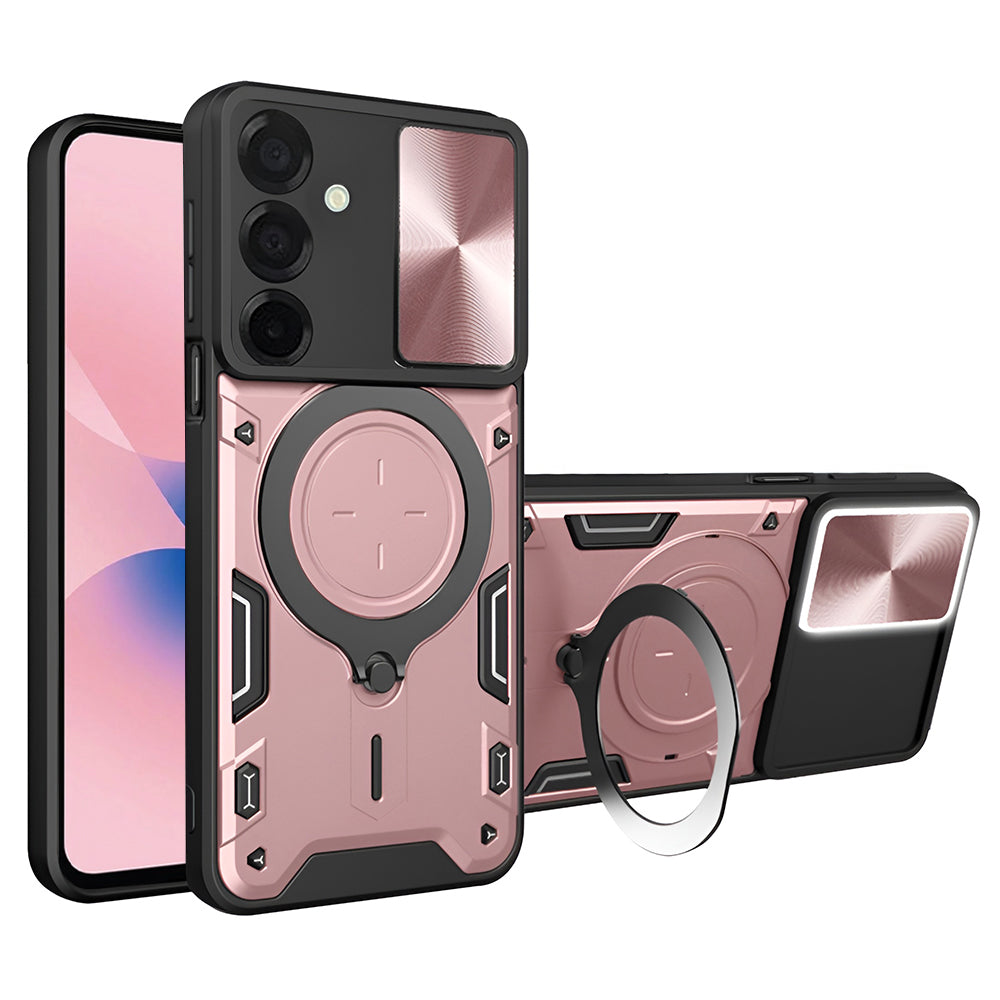 Deksel til Samsung Galaxy A27 5G, Techsuit, CamGuard Pro, Rosa Gull