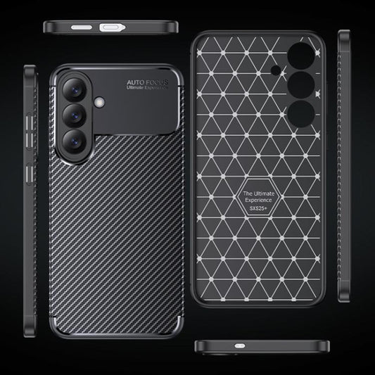 Deksel til Samsung Galaxy A27 5G, Techsuit, CarbonFiber, Svart