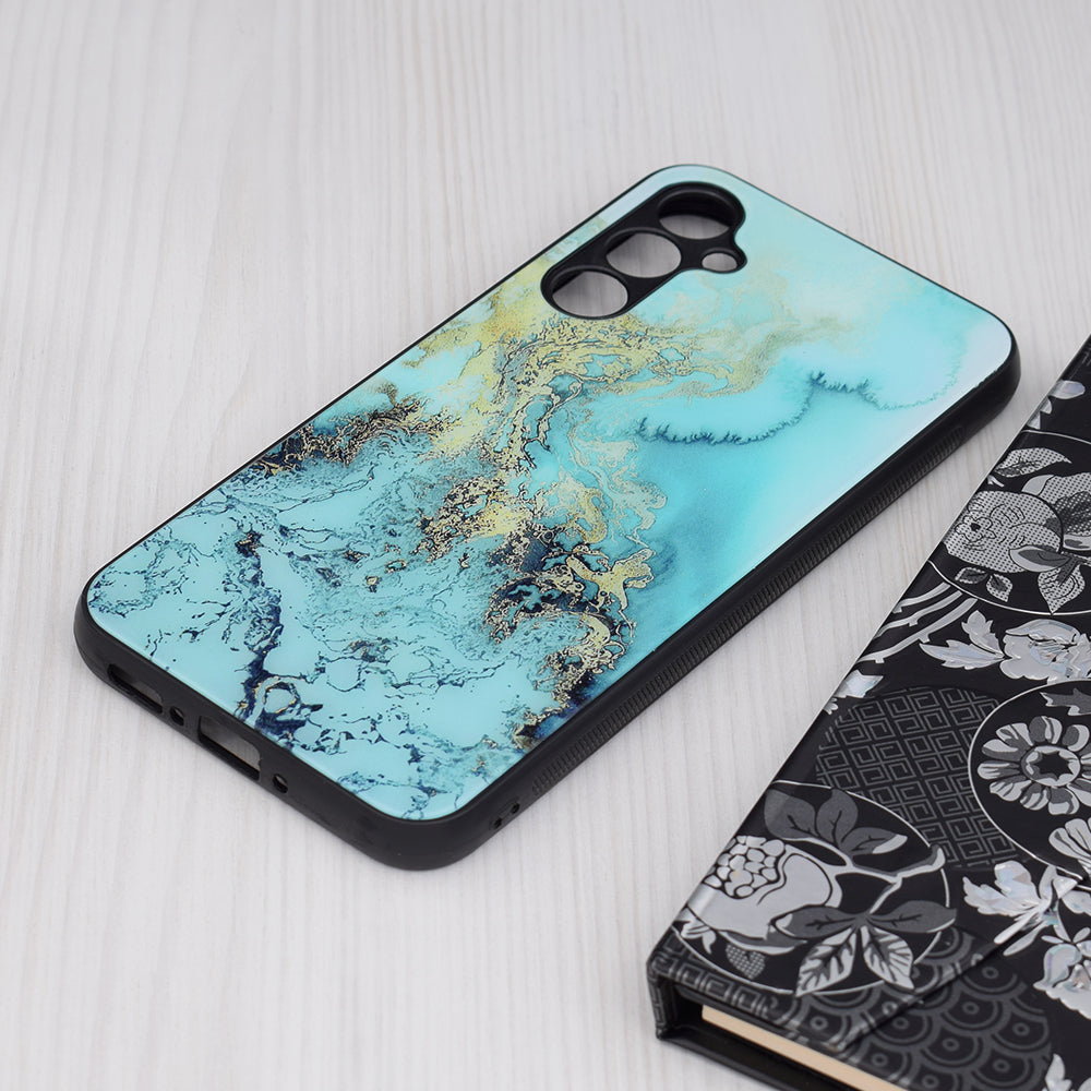 Deksel for Samsung Galaxy A34 A346, Techsuit, Glaze, Blå