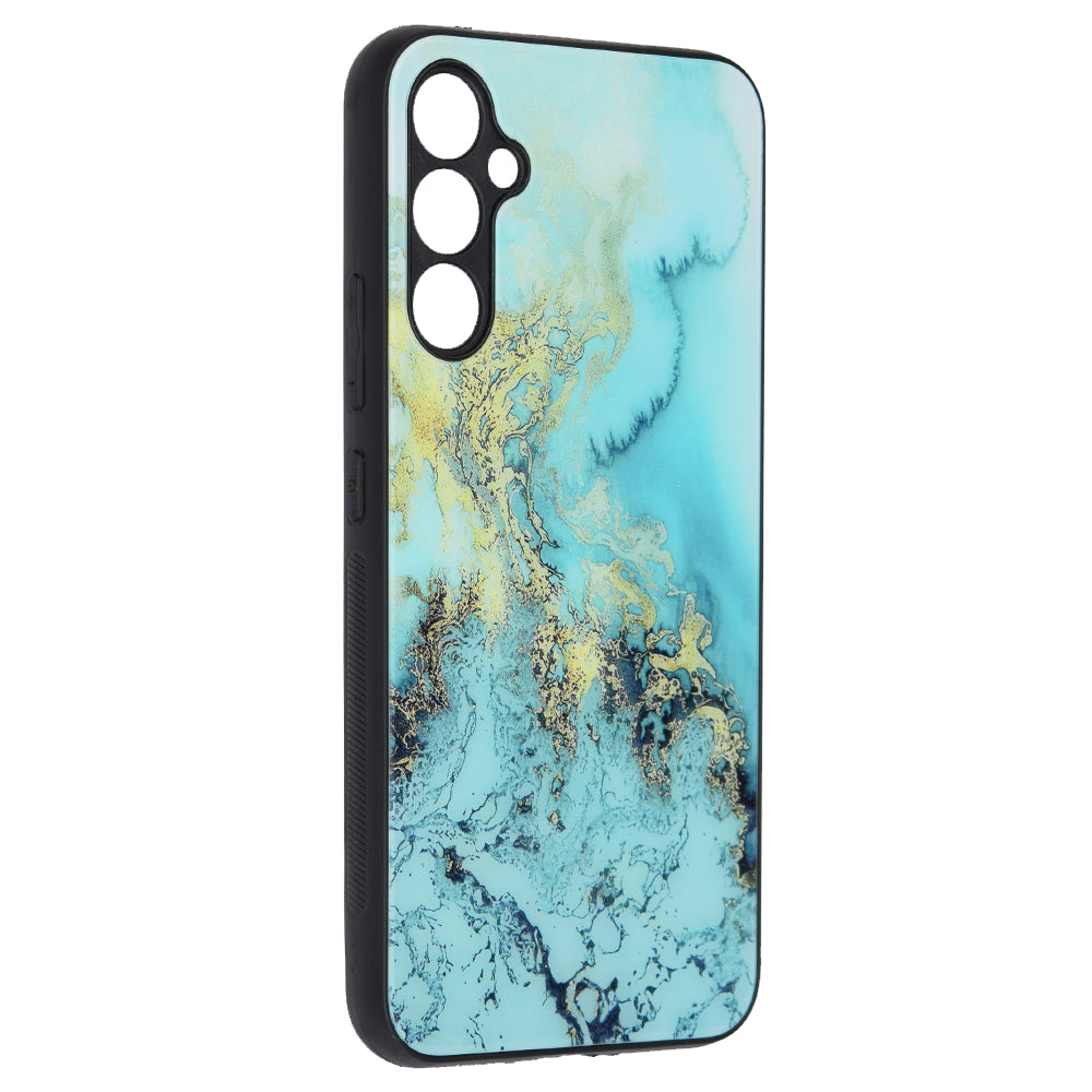 Deksel for Samsung Galaxy A34 A346, Techsuit, Glaze, Blå
