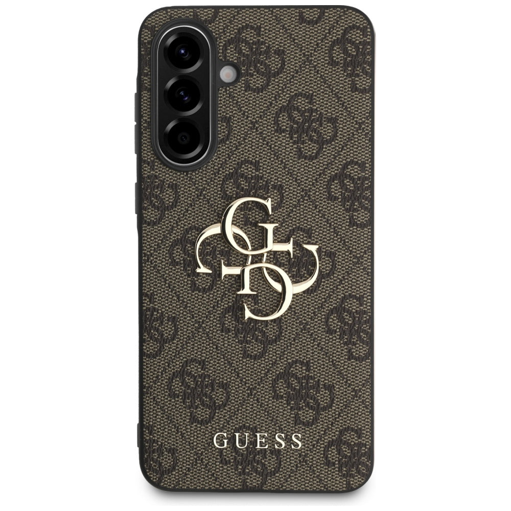 Deksel for Samsung Galaxy A36 A366, Guess, 4G Big Logo, Brun