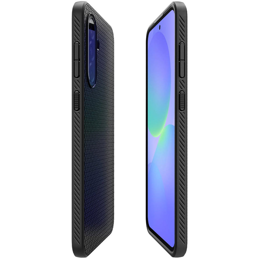 Deksel for Samsung Galaxy A36 A366, Spigen, Liquid Air, Matt Svart ACS09199