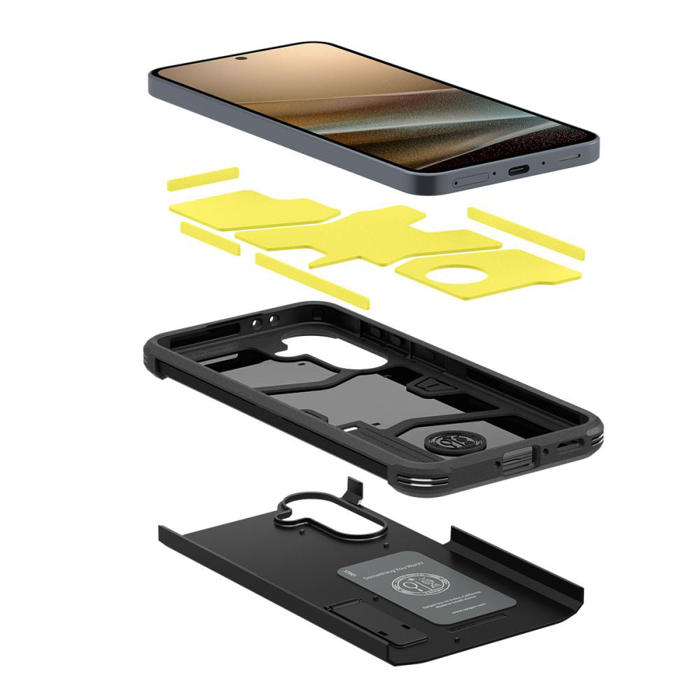 Deksel for Samsung Galaxy A36 A366, Spigen, Tough Armor, Svart ACS09166
