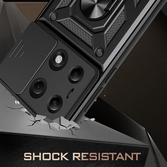 Deksel for Samsung Galaxy A36 A366, Techsuit, CamShield, Grønn