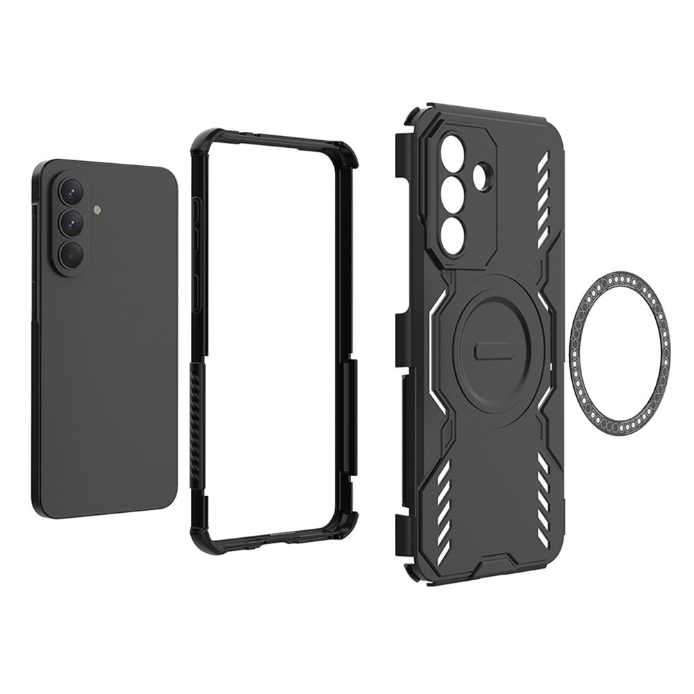 MagSafe-deksel for Samsung Galaxy A37 5G, Techsuit, ArmorMag, Svart