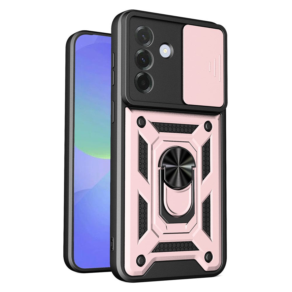 Deksel for Samsung Galaxy A37 5G, Techsuit, CamShield, Roségull