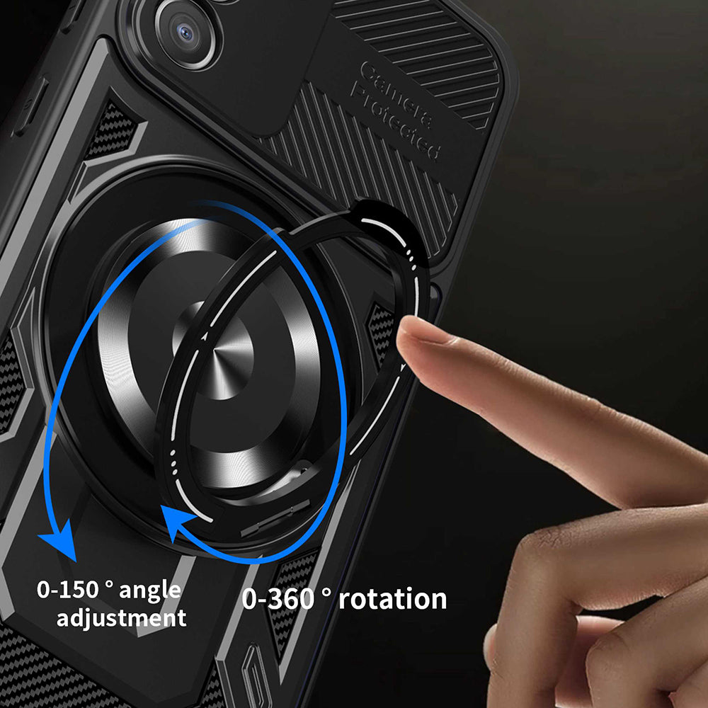 Deksel for Samsung Galaxy A37 5G, Techsuit, RuggedCam, Svart