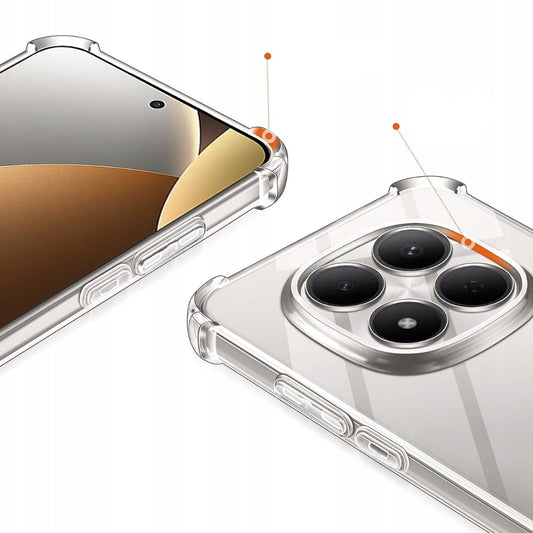 Deksel for Samsung Galaxy A37 5G, Techsuit, Shockproof Clear, Gjennomsiktig