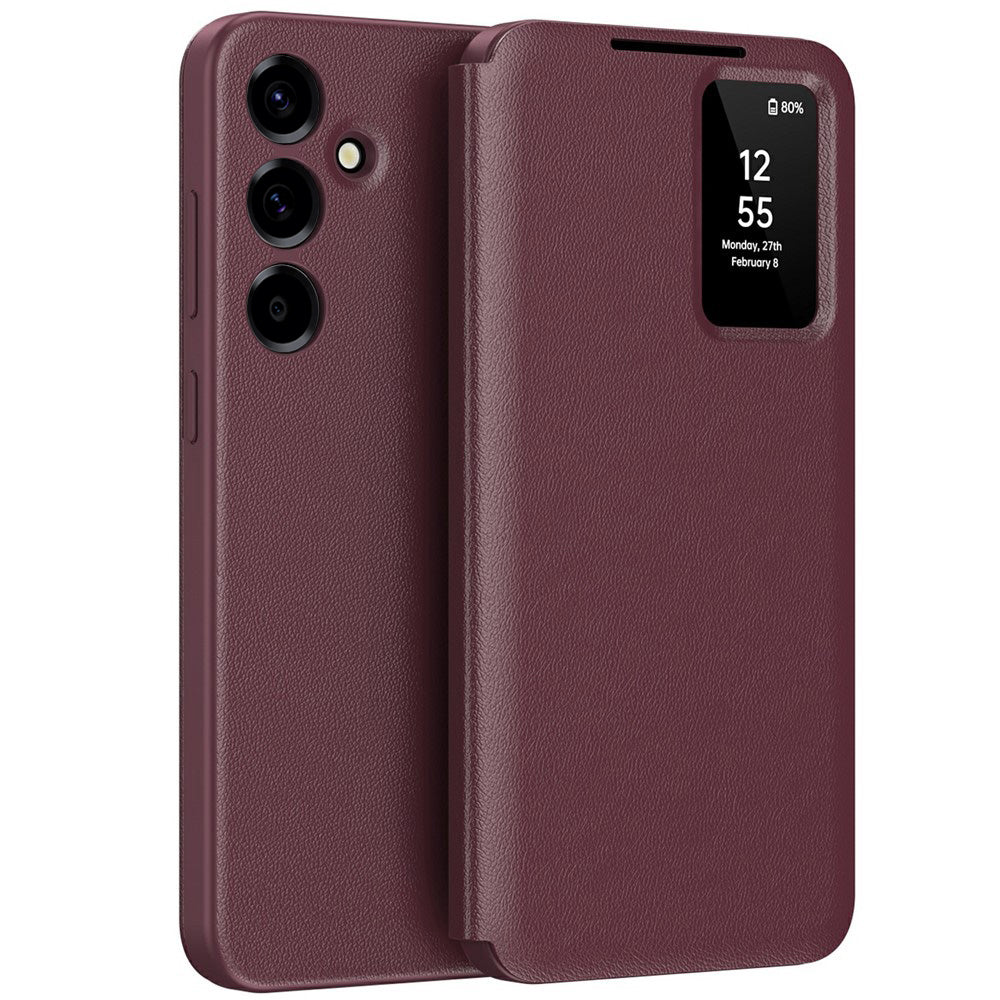 Deksel for Samsung Galaxy A37 5G, Techsuit, SmartView, Rød