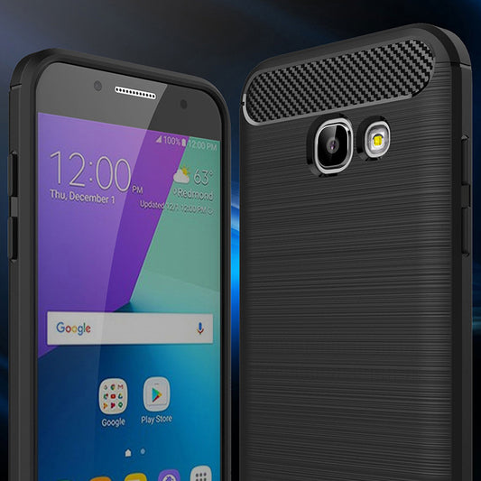 Deksel til Samsung Galaxy A5 (2017) A520, Techsuit, Karbon, Svart