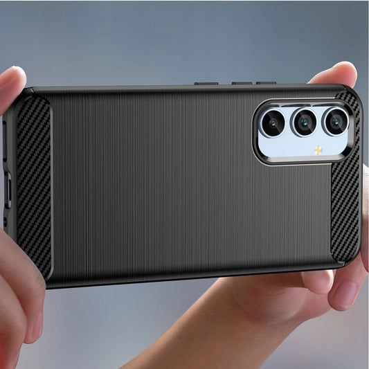 Deksel for Samsung Galaxy A54 A546, Techsuit, Karbon, Svart