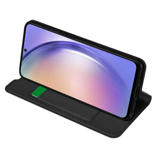 Deksel til Samsung Galaxy A54 A546, Techsuit, Magskin Book, Svart