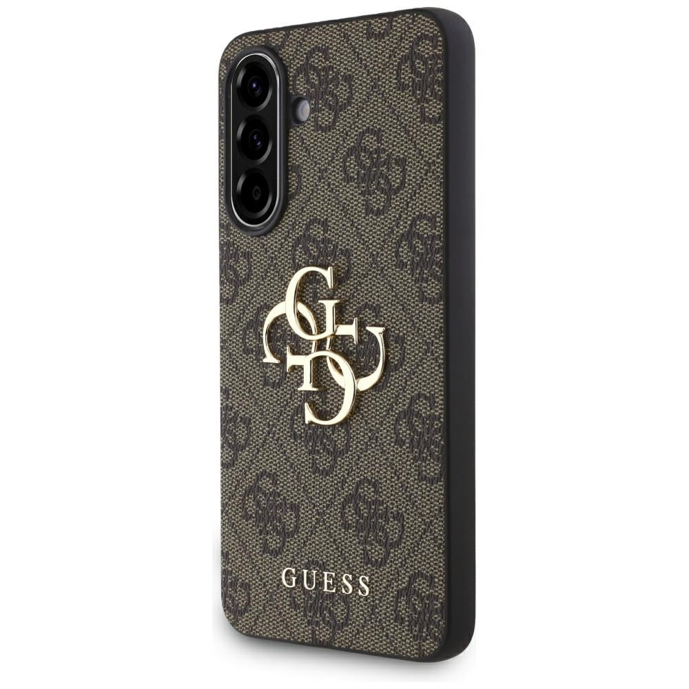 Deksel for Samsung Galaxy A56 A566, Guess, 4G Big Logo, Brun