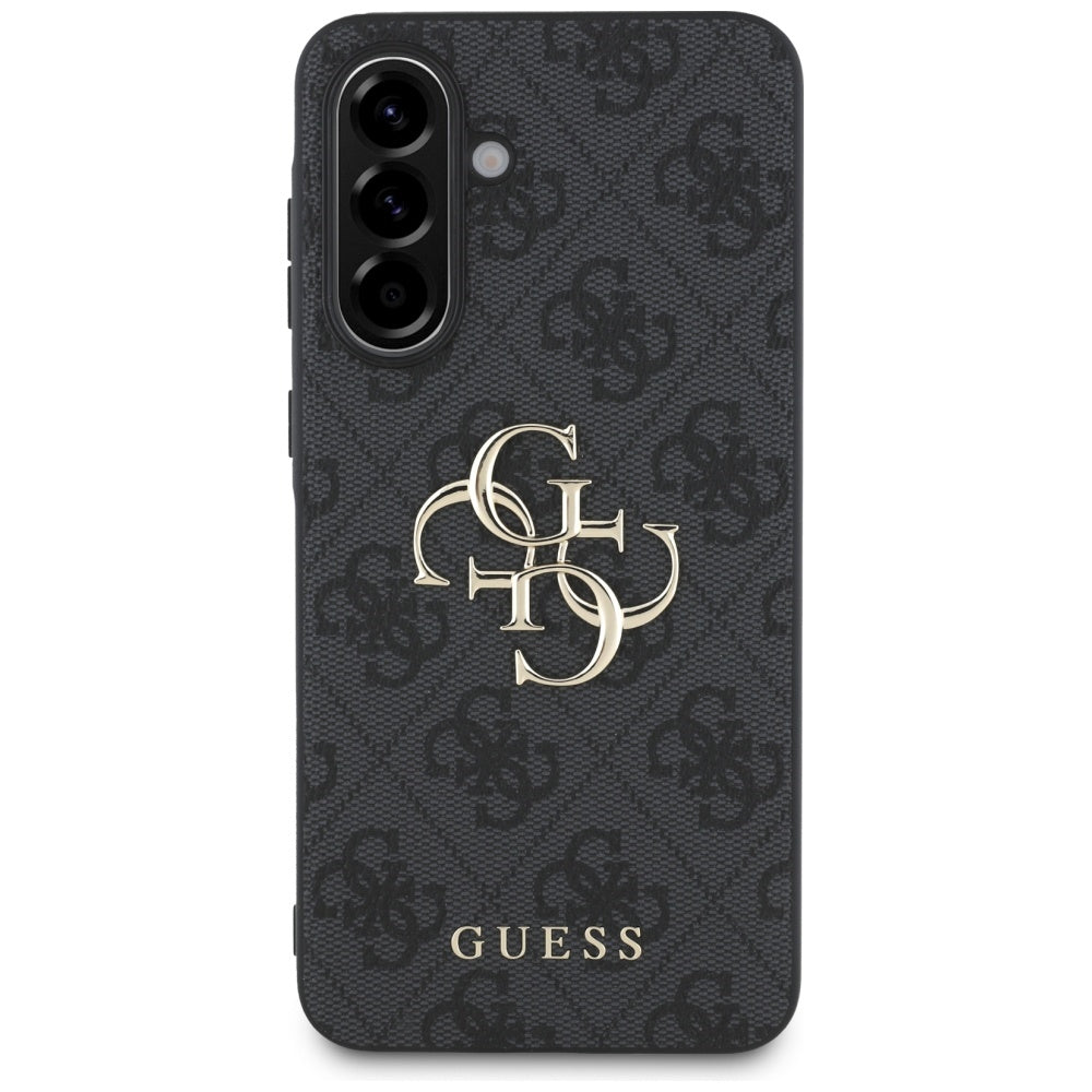 Deksel for Samsung Galaxy A56 A566, Guess, 4G Big Logo, Svart