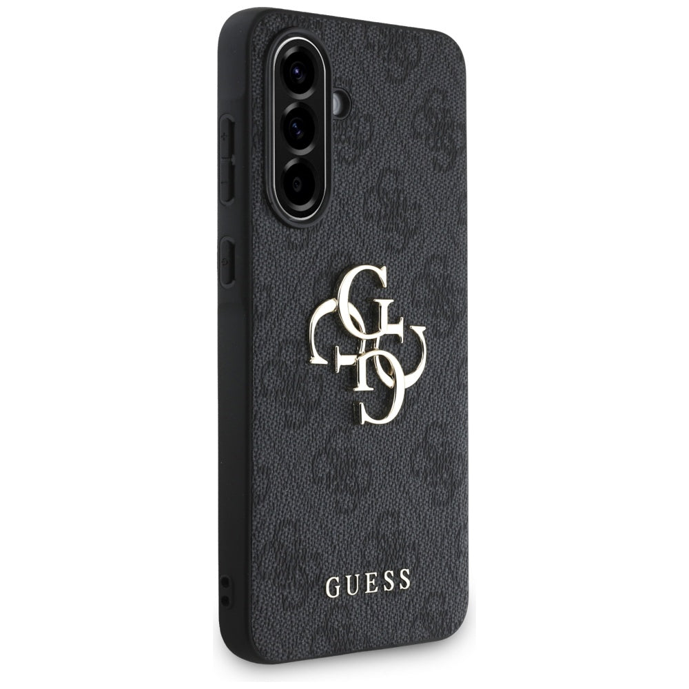 Deksel for Samsung Galaxy A56 A566, Guess, 4G Big Logo, Svart