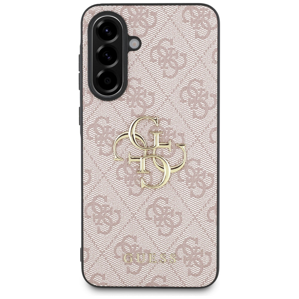 Deksel for Samsung Galaxy A56 A566, Guess, 4G Big Logo, Rosa