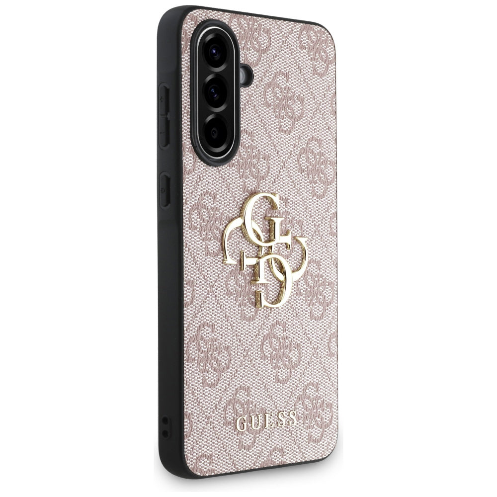 Deksel for Samsung Galaxy A56 A566, Guess, 4G Big Logo, Rosa