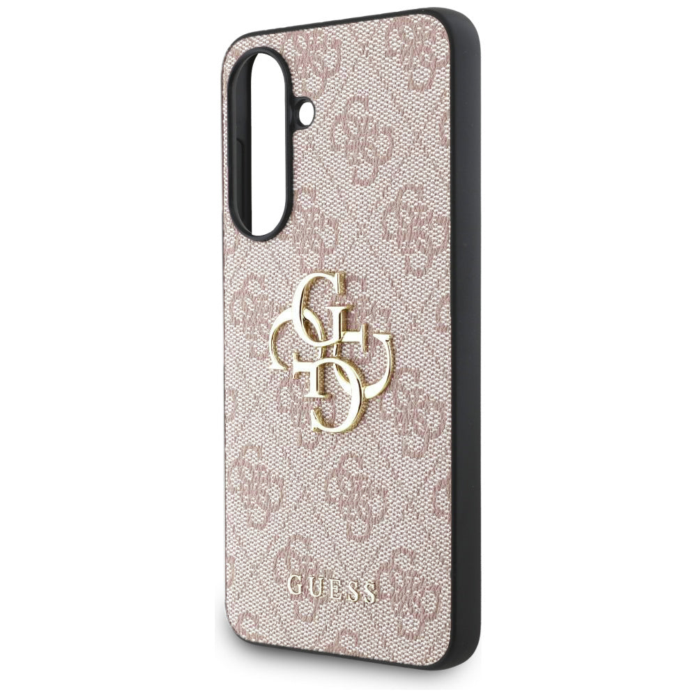 Deksel for Samsung Galaxy A56 A566, Guess, 4G Big Logo, Rosa