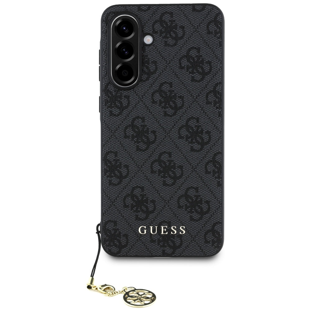 Deksel for Samsung Galaxy A56 A566, Guess, 4G Charm, Svart