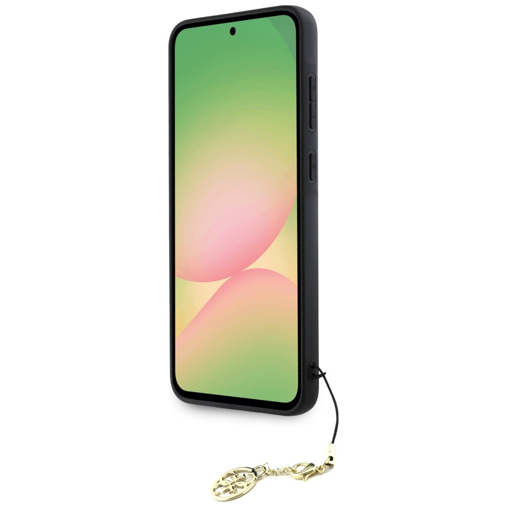 Deksel for Samsung Galaxy A56 A566, Guess, 4G Charm, Svart