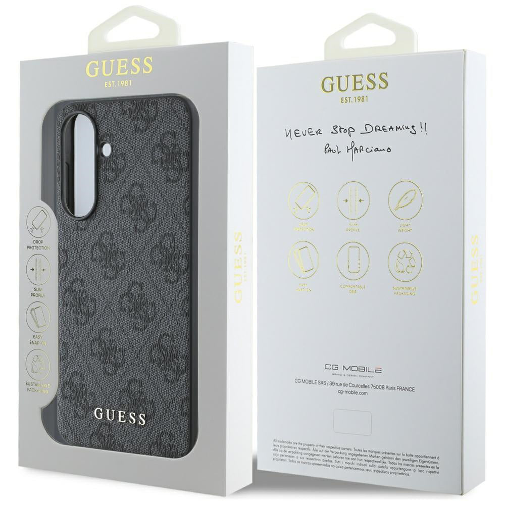 Deksel for Samsung Galaxy A56 A566, Guess, 4G Classic, Svart