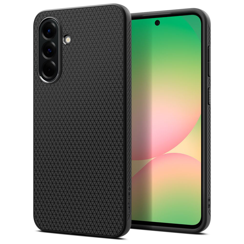Deksel for Samsung Galaxy A56 A566, Spigen, Liquid Air, Matt Svart ACS09291