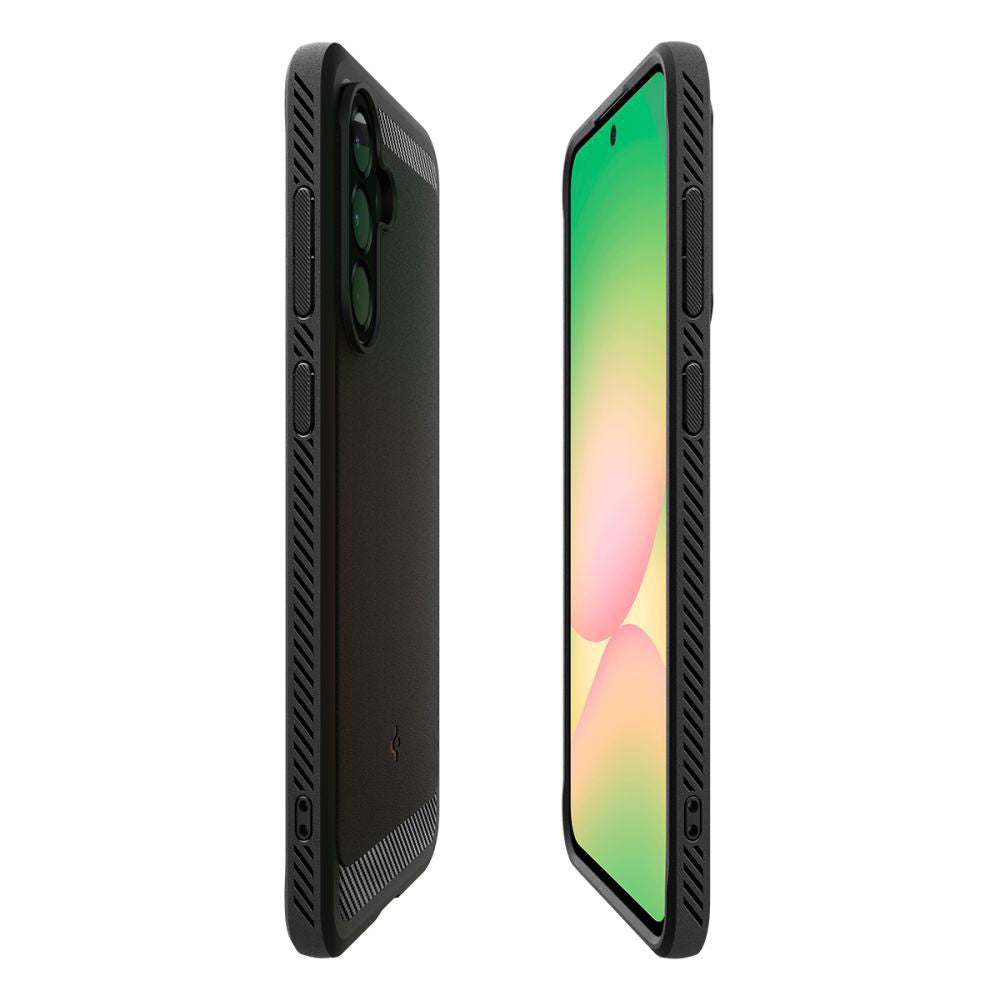Deksel for Samsung Galaxy A56 A566, Spigen, Rugged Armor, Svart ACS09225
